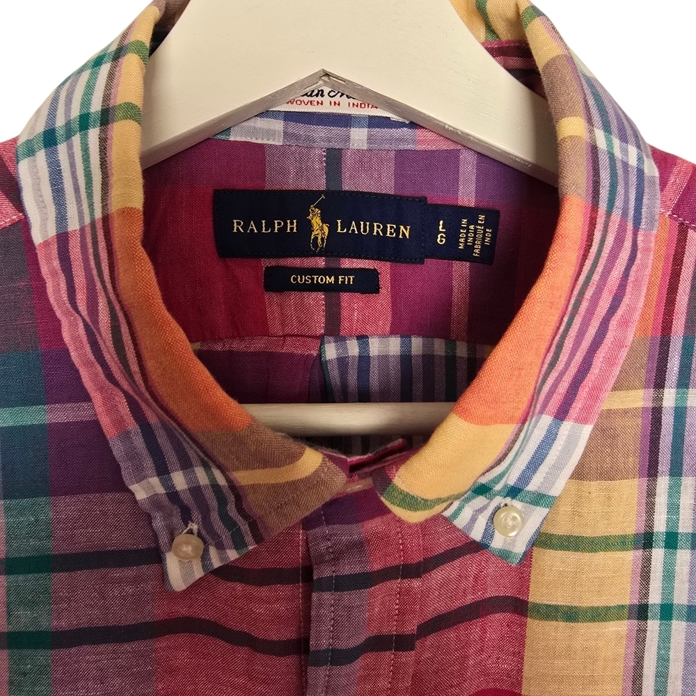 Polo by Ralph Lauren Men's Multicolor Plaid Shirt - Picture 2 of 6